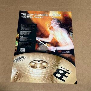 Jon Rice of Job For A Cowboy - Meinl Cymbals - 2011 Print Advertisement